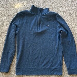 Vineyard Vines Men's Navy Zip-Up Sweater
